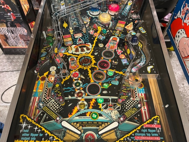 895461-12 Pinball Game Data East Time Machine -1988