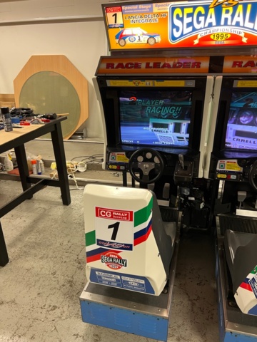 895480-7 Sega Rally twin cabinet