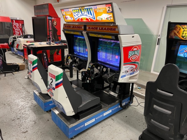 895480-3 Sega Rally twin cabinet