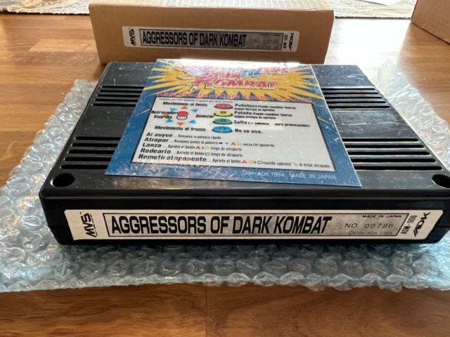 895488-3 Neo Geo MVS Aggressors Of Dark Combat matching numbers