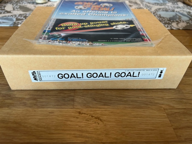 895498-2 Neo Geo MVS Goal! Goal! Goal! matching numbers