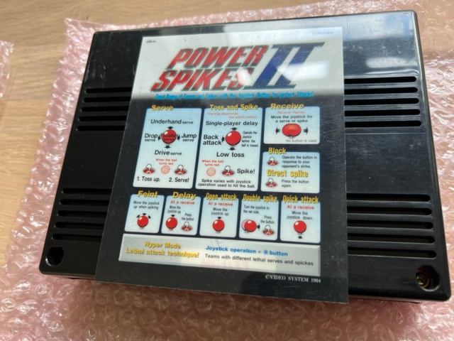895529-3 Neo Geo MVS Puzzle Bubble, Power Spikes 2, Top Players Golf, Savage Reign
