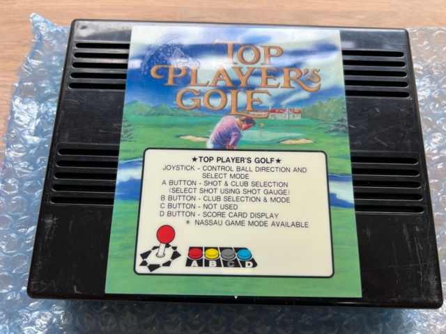 895529-4 Neo Geo MVS Puzzle Bubble, Power Spikes 2, Top Players Golf, Savage Reign