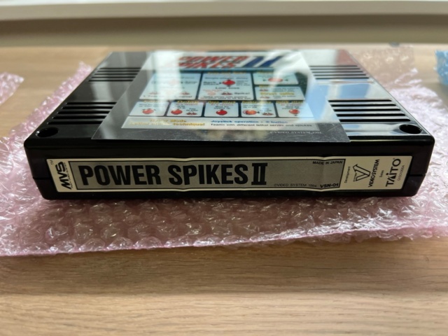 895529-7 Neo Geo MVS Puzzle Bubble, Power Spikes 2, Top Players Golf, Savage Reign
