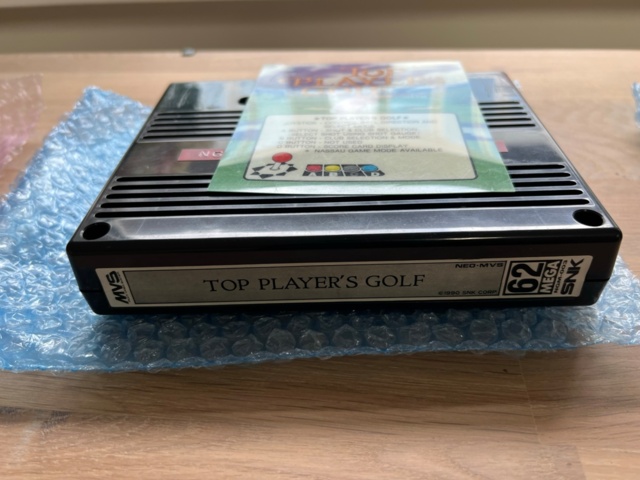 895529-8 Neo Geo MVS Puzzle Bubble, Power Spikes 2, Top Players Golf, Savage Reign