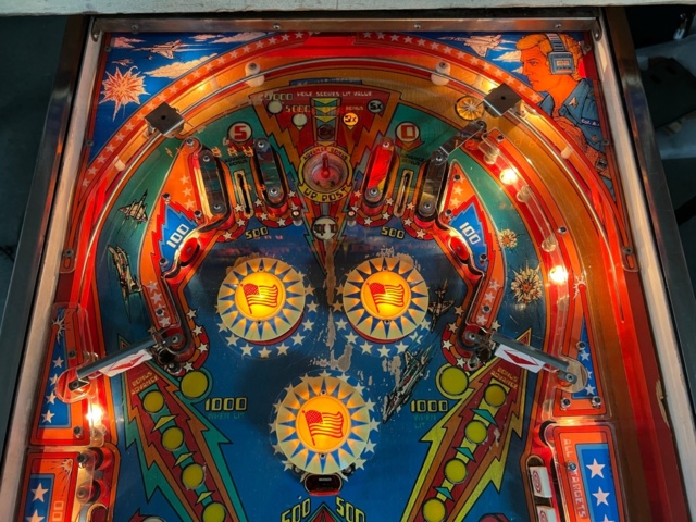 895482-9 Pinball Bally The Six Million Dollar Man -1978