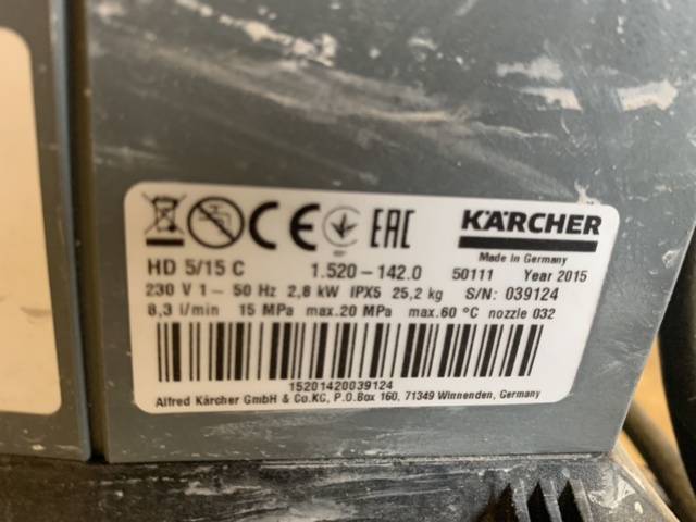 916429-4 High pressure washer Kärcher HD 5/15