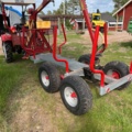 896774-27 Skogsmaskin  DF 304 +Kranman T3500  timmervagn 30-50 kran