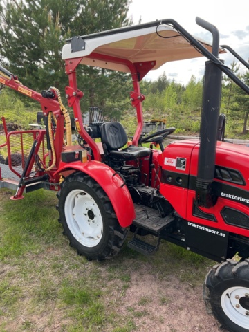 896774-10 Skogsmaskin  DF 304 +Kranman T3500  timmervagn 30-50 kran