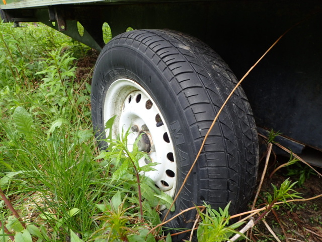 861782-24 Wheels / forest barracks Norrlandsvagnen (repair object)