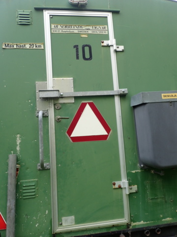 861782-36 Wheels / forest barracks Norrlandsvagnen (repair object)