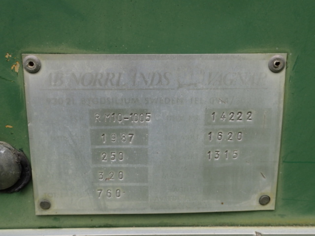 861782-37 Wheels / forest barracks Norrlandsvagnen (repair object)