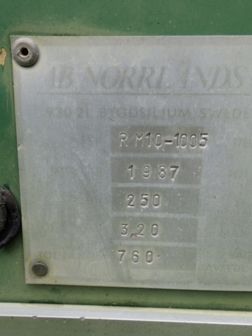 861782-38 Wheels / forest barracks Norrlandsvagnen (repair object)