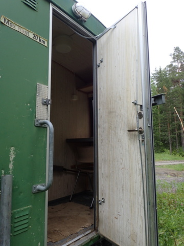 861782-45 Wheels / forest barracks Norrlandsvagnen (repair object)