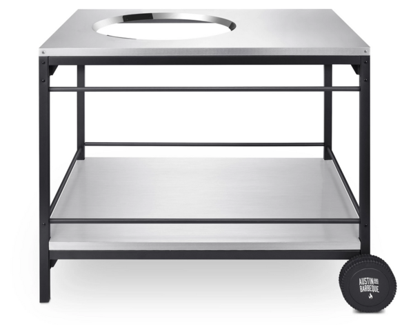 917118-1 Stainless steel grill table Austin and Barbeque AABQ Trolley For 57 cm BBQ
