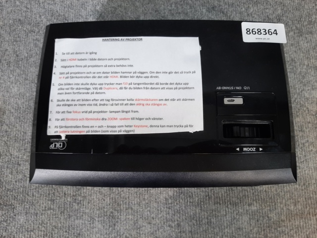 868364-6 Projectors x2 - Optoma DLP (C2E)