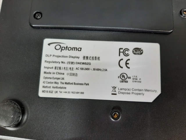 868364-8 Projectors x2 - Optoma DLP (C2E)