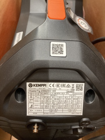 916069-4 Tigsvets Kemppi MasterTig 235ACDC GM ink panel MPT 35X
