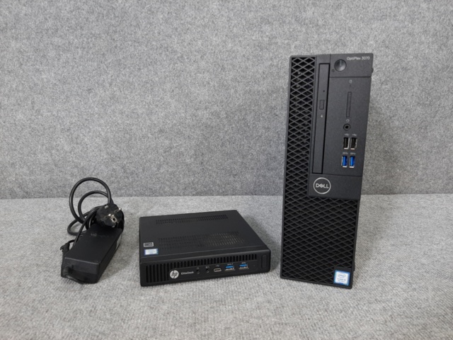 868377-1 Desktops x2 - Dell & HP> OptiPlex 3070 & EliteDesk 800 G2