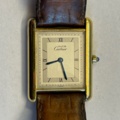 481106-1 Musk Cartier men's watch. Non-original bracelet (slightly worn)