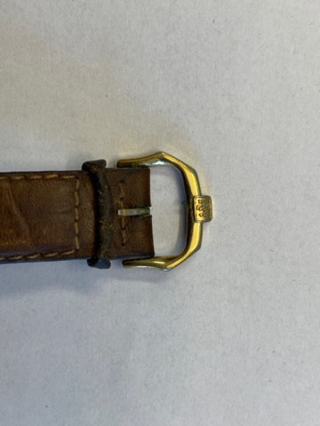481106-4 Musk Cartier men's watch. Non-original bracelet (slightly worn)