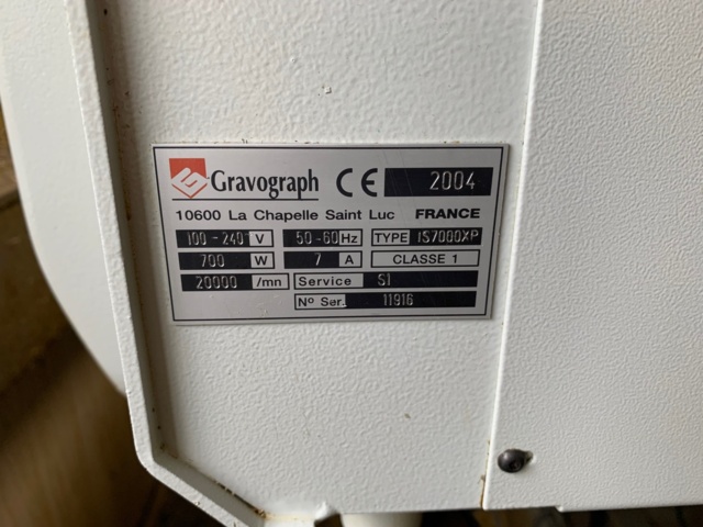 895620-4 Engraving machine Gravograph IS7000XP -2004 with software and computer