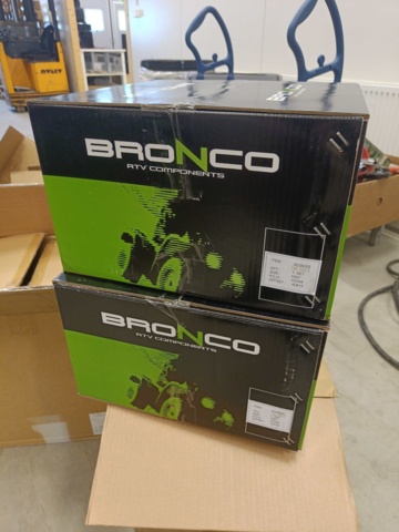 887507-1 2 new Bronco alloy wheels ATV 12x7 "137x4