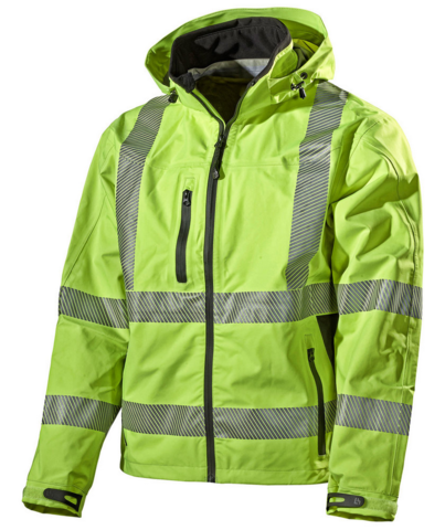 918470-1 Work jacket L.Brador 909P, Warning Yellow, Size XL