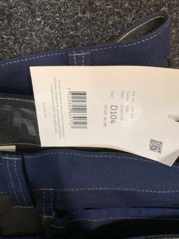 918614-10 6 par hantverksbyxor Fristads Gen Y stretch  - Olika storlekar