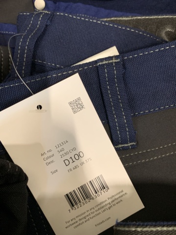 918614-9 6 par hantverksbyxor Fristads Gen Y stretch  - Olika storlekar