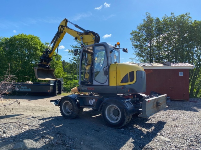 919170-2 Wheel excavator Wacker Neuson Ew100 Model year 2017