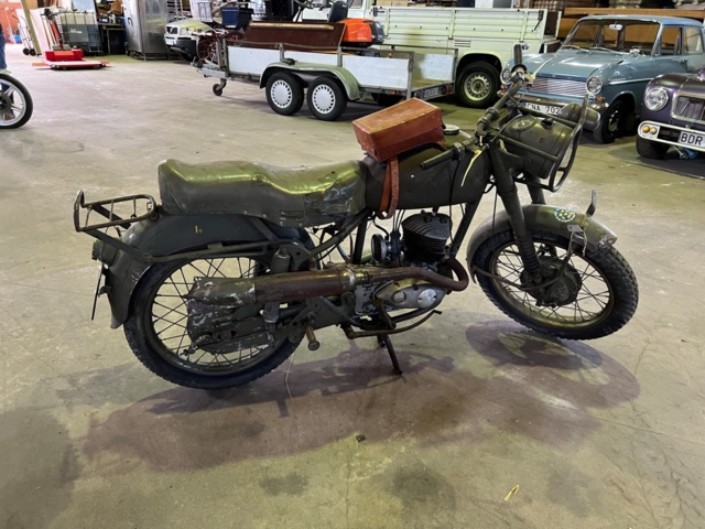 895638-8 NV 36 Army motorcycle with DKV engine - 1954 (repair item)