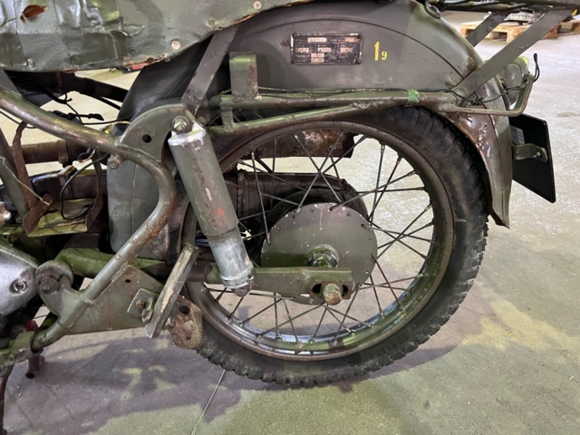 895638-10 NV 36 Army motorcycle with DKV engine - 1954 (repair item)