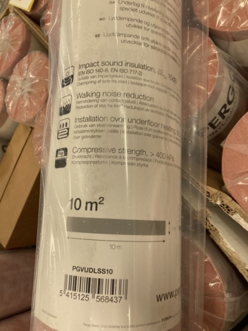 918227-3 35 rolls of sun protection intermediate for vinyl flooring Pergo 10 m²