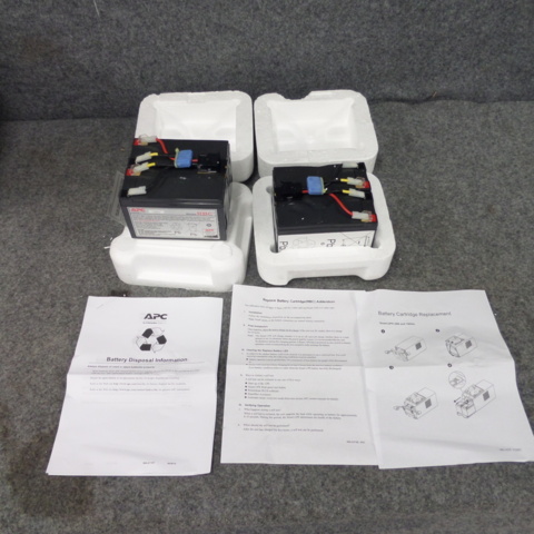 912470-2 12v battery, 7 Ah 2 pcs APC Genuine RBC