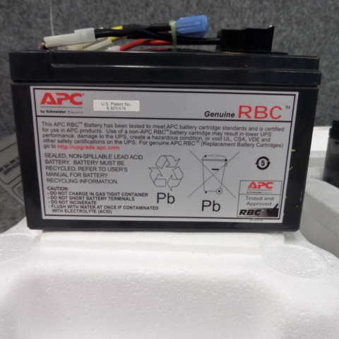 912470-4 12v battery, 7 Ah 2 pcs APC Genuine RBC