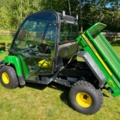 886760-4 John Deere Gator HPX 4x4 diesel with plow & K-trolley