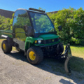 886760-3 John Deere Gator HPX 4x4 diesel with plow & K-trolley