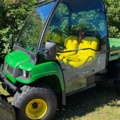 886760-28 John Deere Gator HPX 4x4 diesel with plow & K-trolley