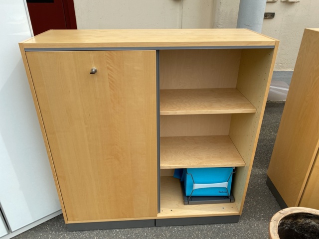 919446-3 Wooden cabinets Martela, office furniture