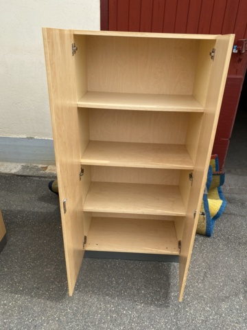 919446-16 Wooden cabinets Martela, office furniture