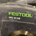 919419-2 Circular saw Festool HKC 55 EB + Cutting rail FSK 250 (Incl. Battery and charger)