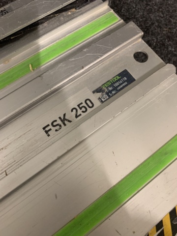 919419-4 Circular saw Festool HKC 55 EB + Cutting rail FSK 250 (Incl. Battery and charger)