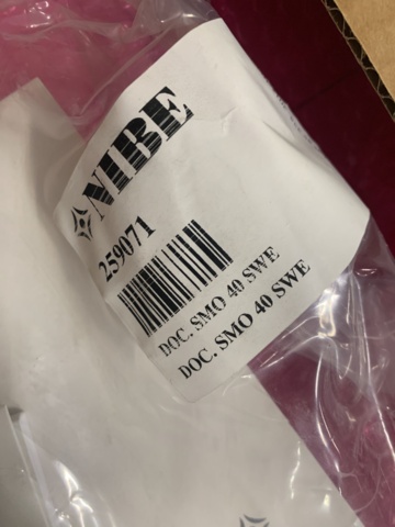 922237-2 Control module SMO 20 Nibe