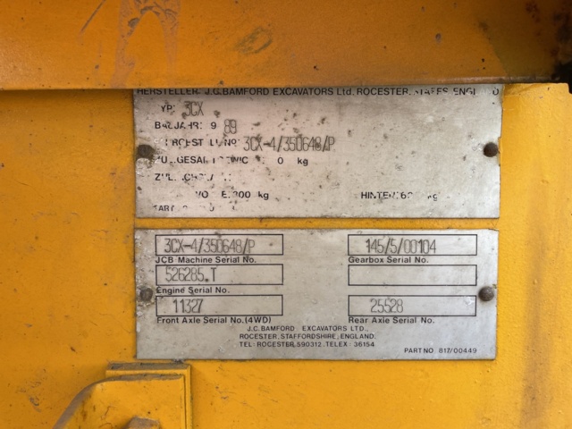 872273-30 Wheel loader JCB 3CX-4