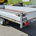 908956-2 Flatbed trailer Hapert with loading ramp Habert Azure H2