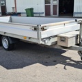 908956-3 Flatbed trailer Hapert with loading ramp Habert Azure H2
