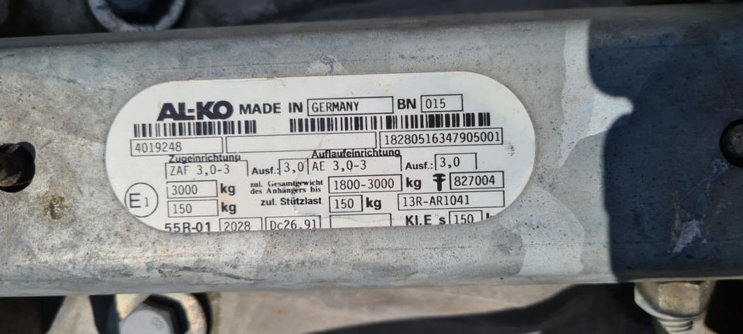 908956-11 Flatbed trailer Hapert with loading ramp Habert Azure H2