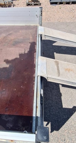 908956-10 Flatbed trailer Hapert with loading ramp Habert Azure H2