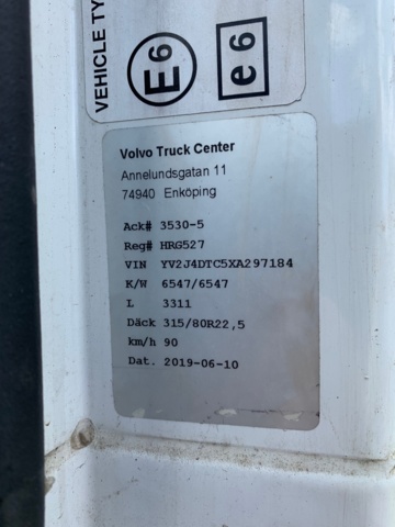 918694-7 Volvo FM10 6x2 - 1999